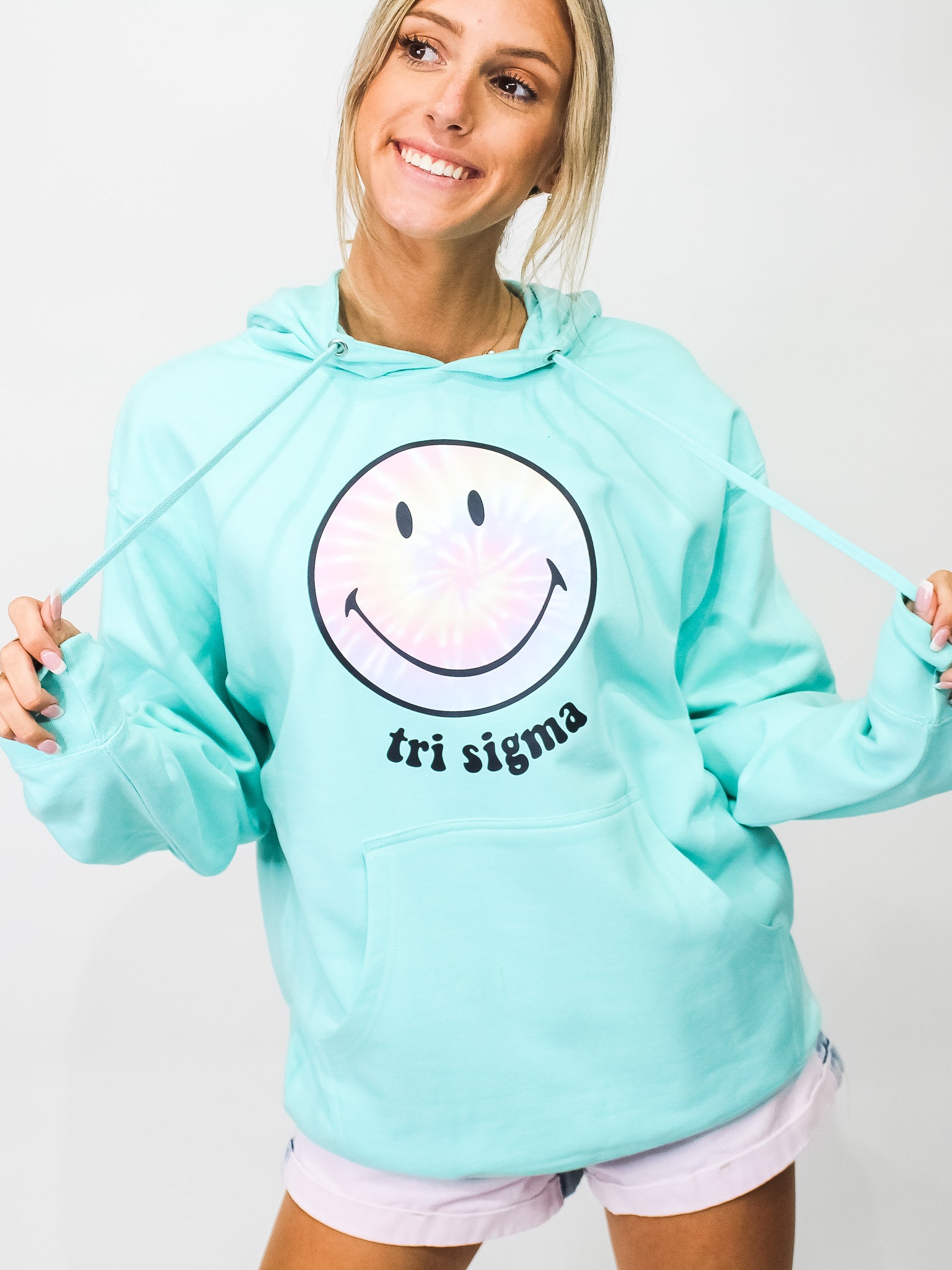 Happy Hippie Hoodie Duo Studio Designs