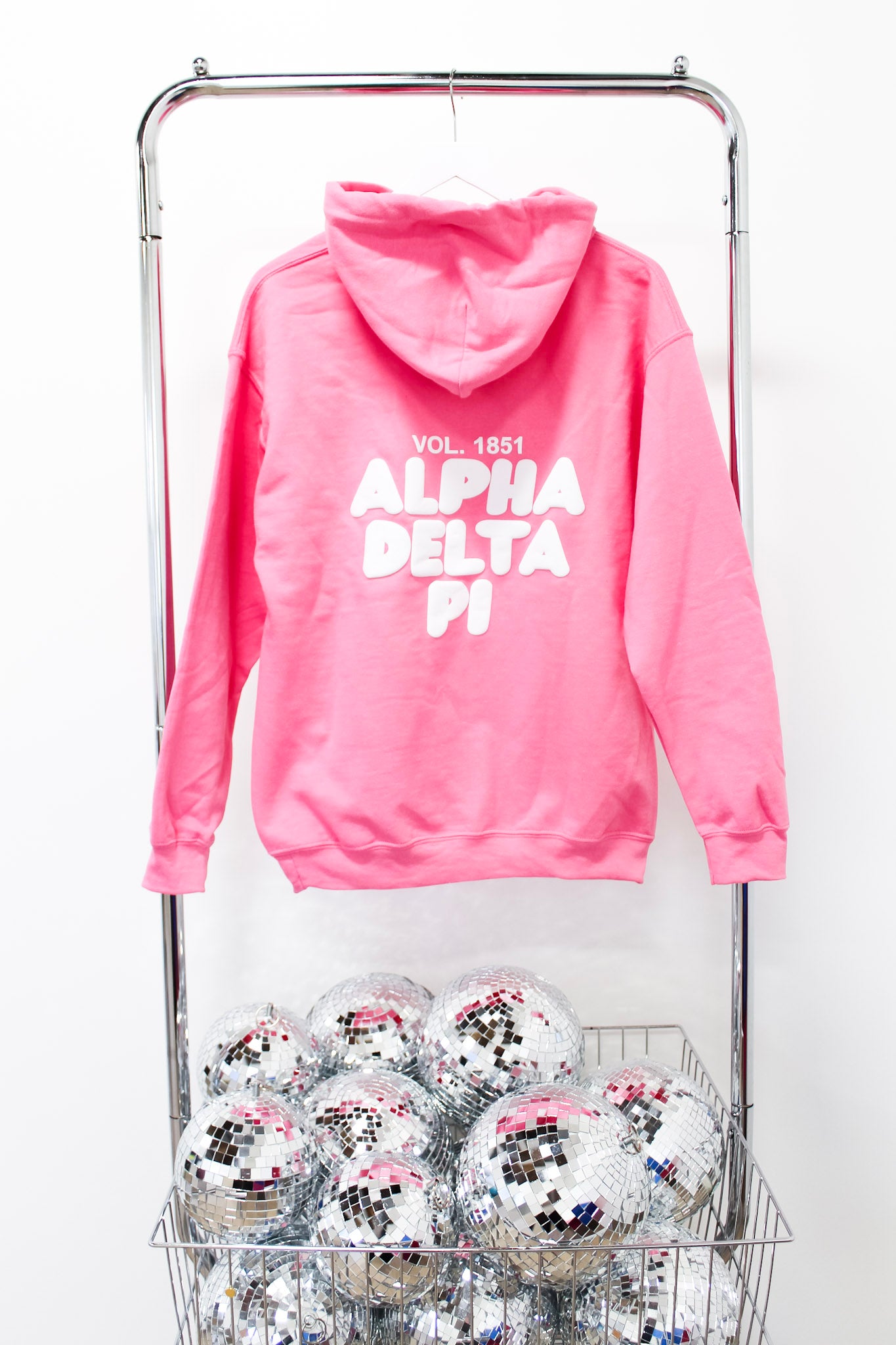 Alpha Delta Pi Foxy Sweatshirt - MD PINK