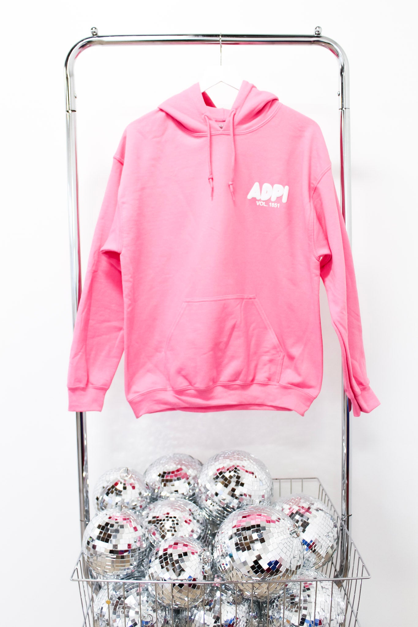 Alpha Delta Pi Foxy Sweatshirt - MD PINK