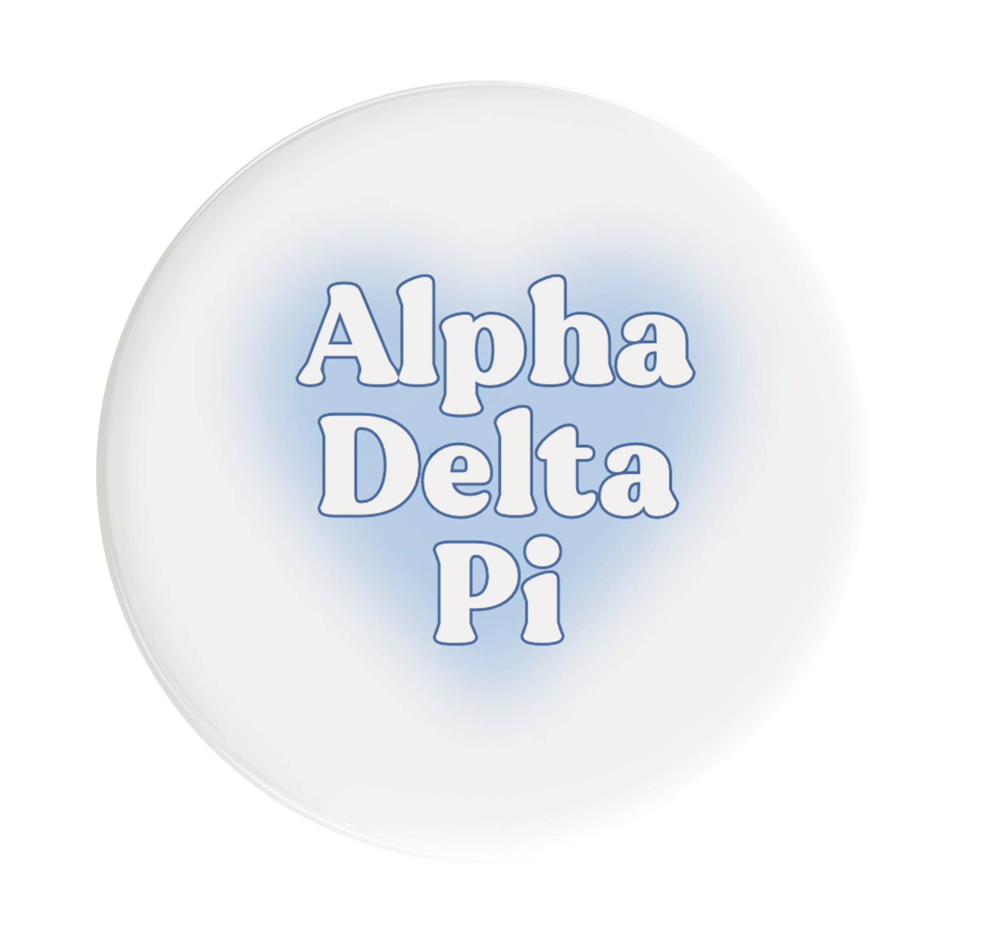 Alpha Delta Pi Big Heart Sorority Button