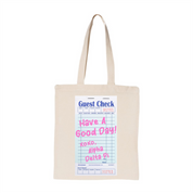 Guest Check Sorority Tote