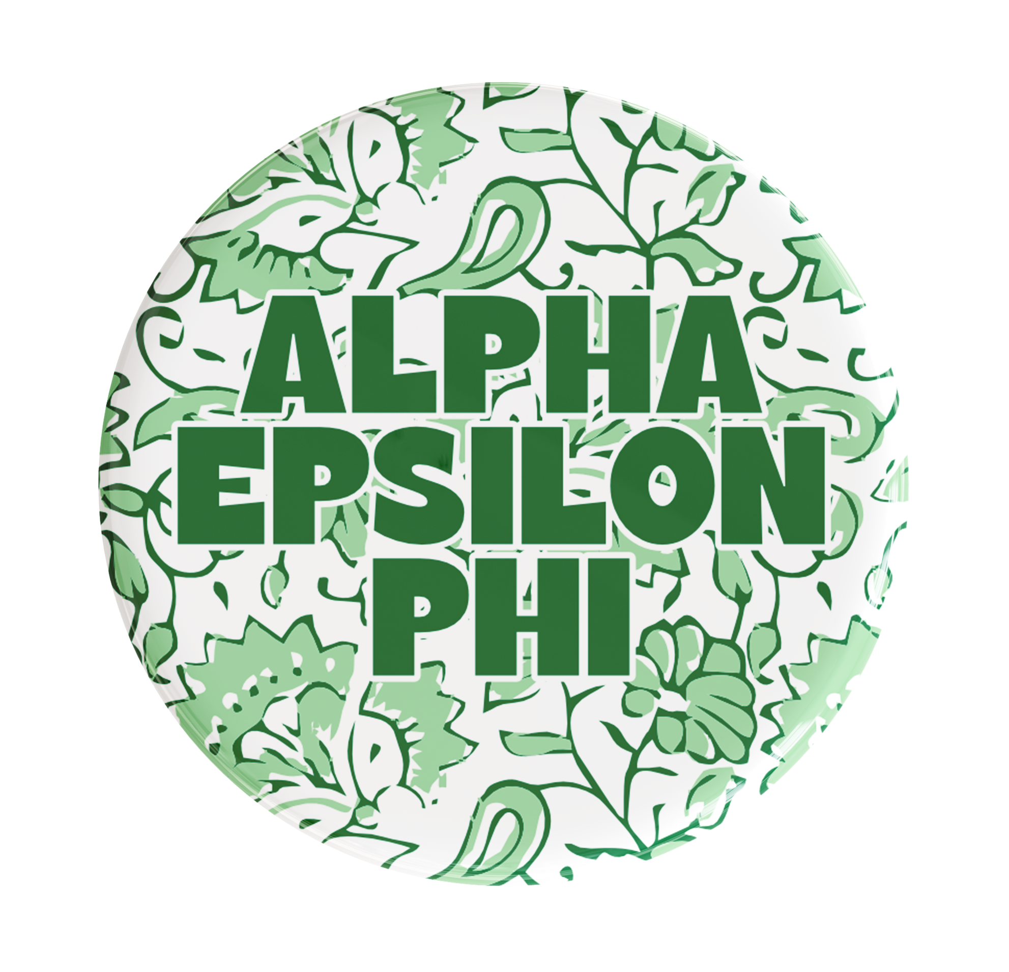 Alpha Epsilon Phi Through The Vines Sorority Button