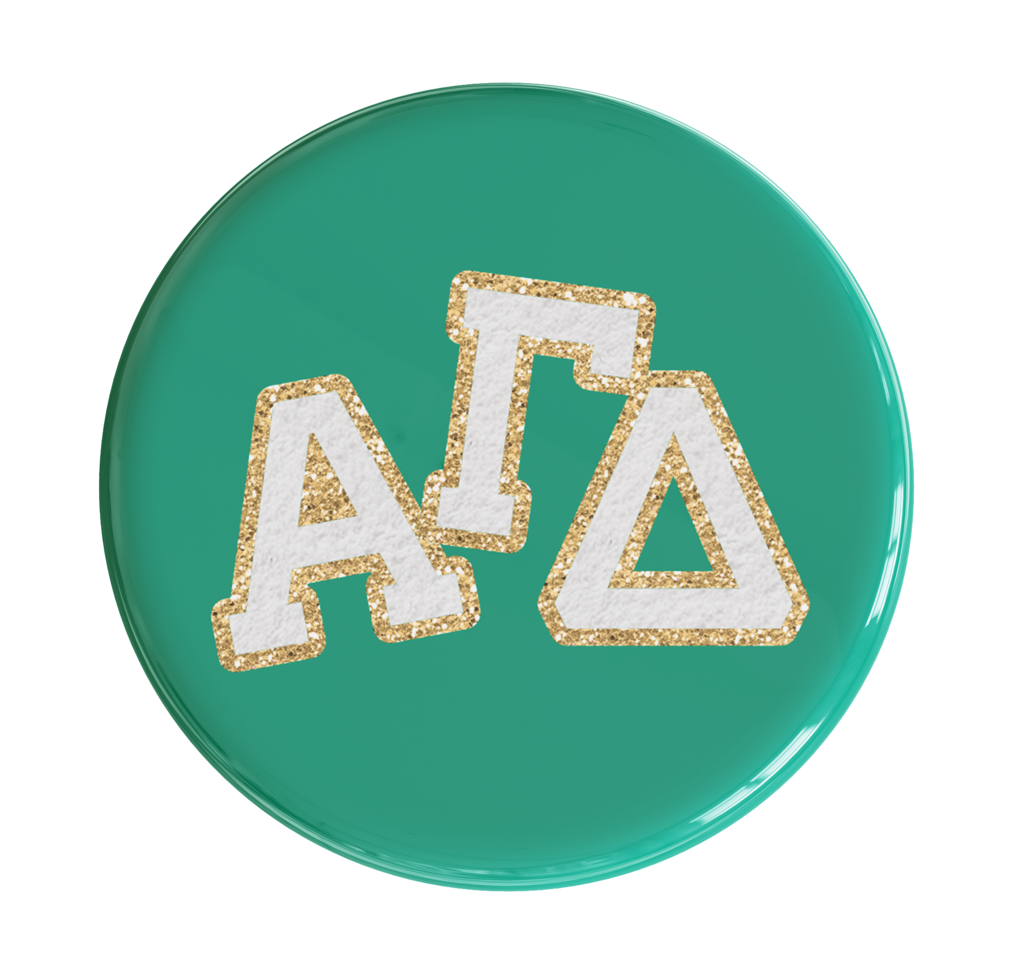 Alpha Gamma Delta Varsity Letter Sorority Button