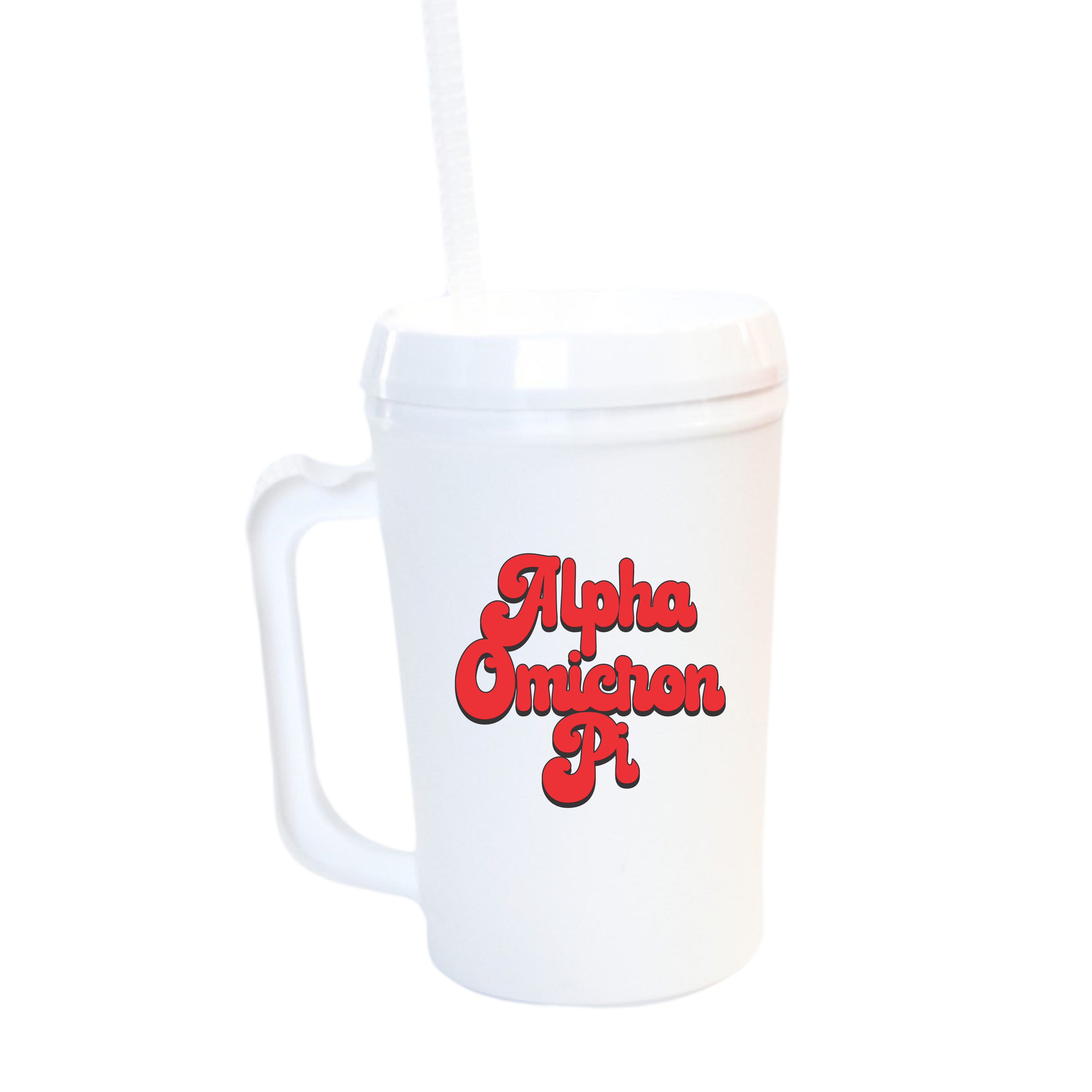 Alpha Omicron Pi Legacy Mega Mug