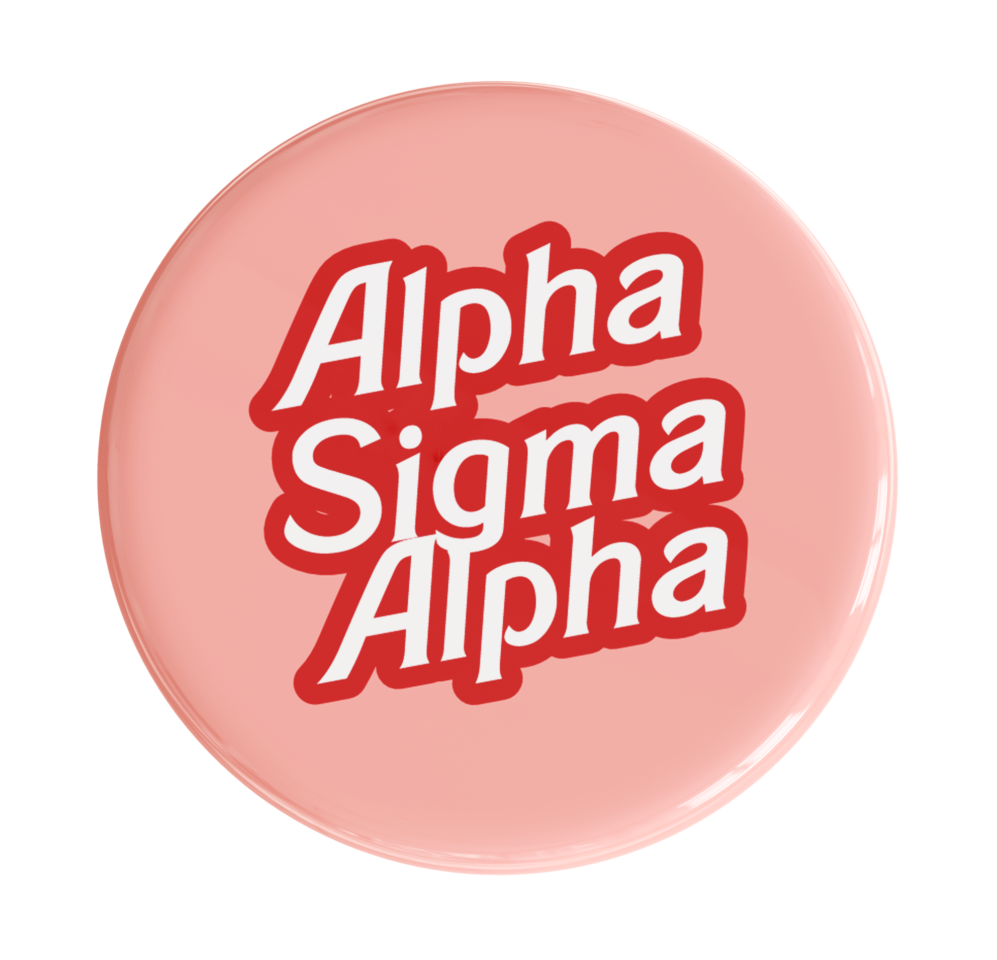 Alpha Sigma Alpha Dreamhouse Sorority Button