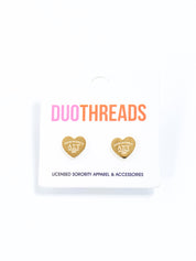 Sorority Heart Earrings