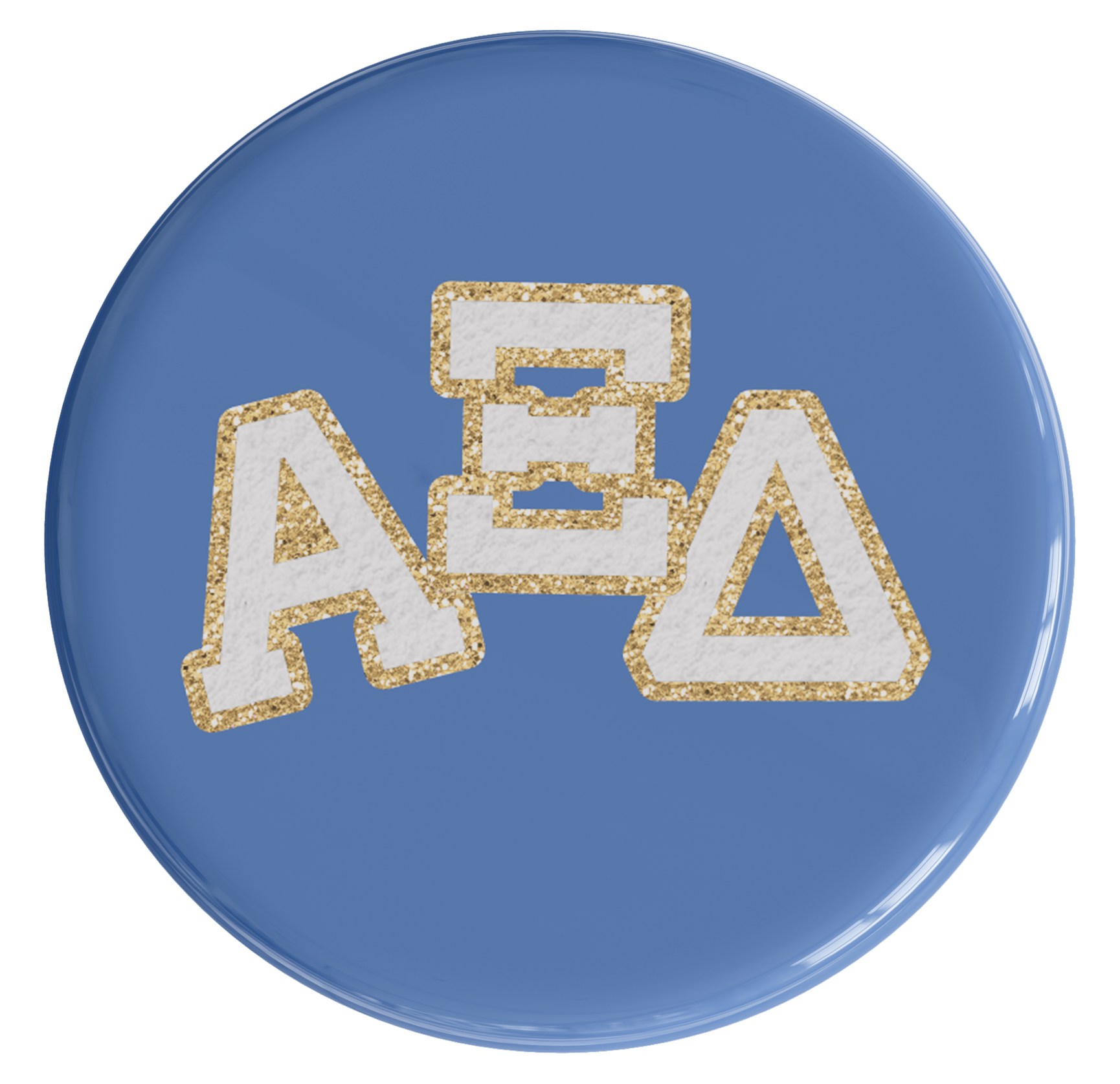 Alpha Xi Delta Varsity Letter Sorority Button