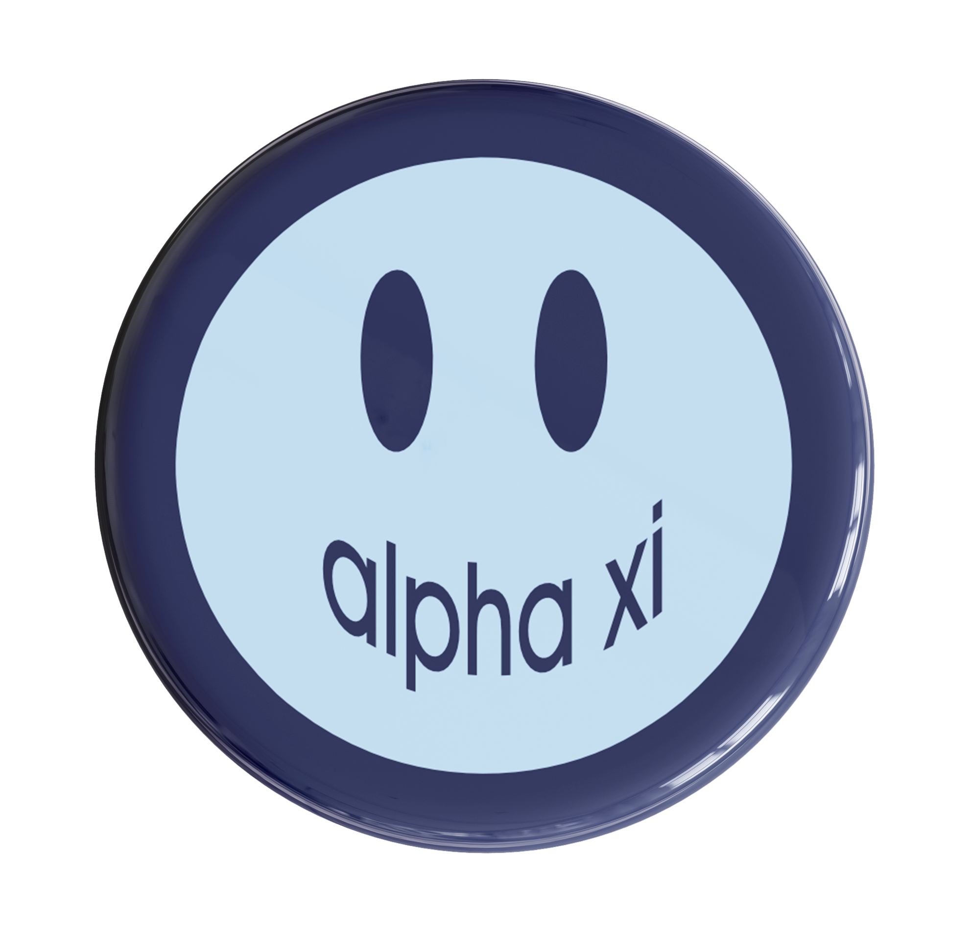 Alpha Xi Delta Smile Sorority Button