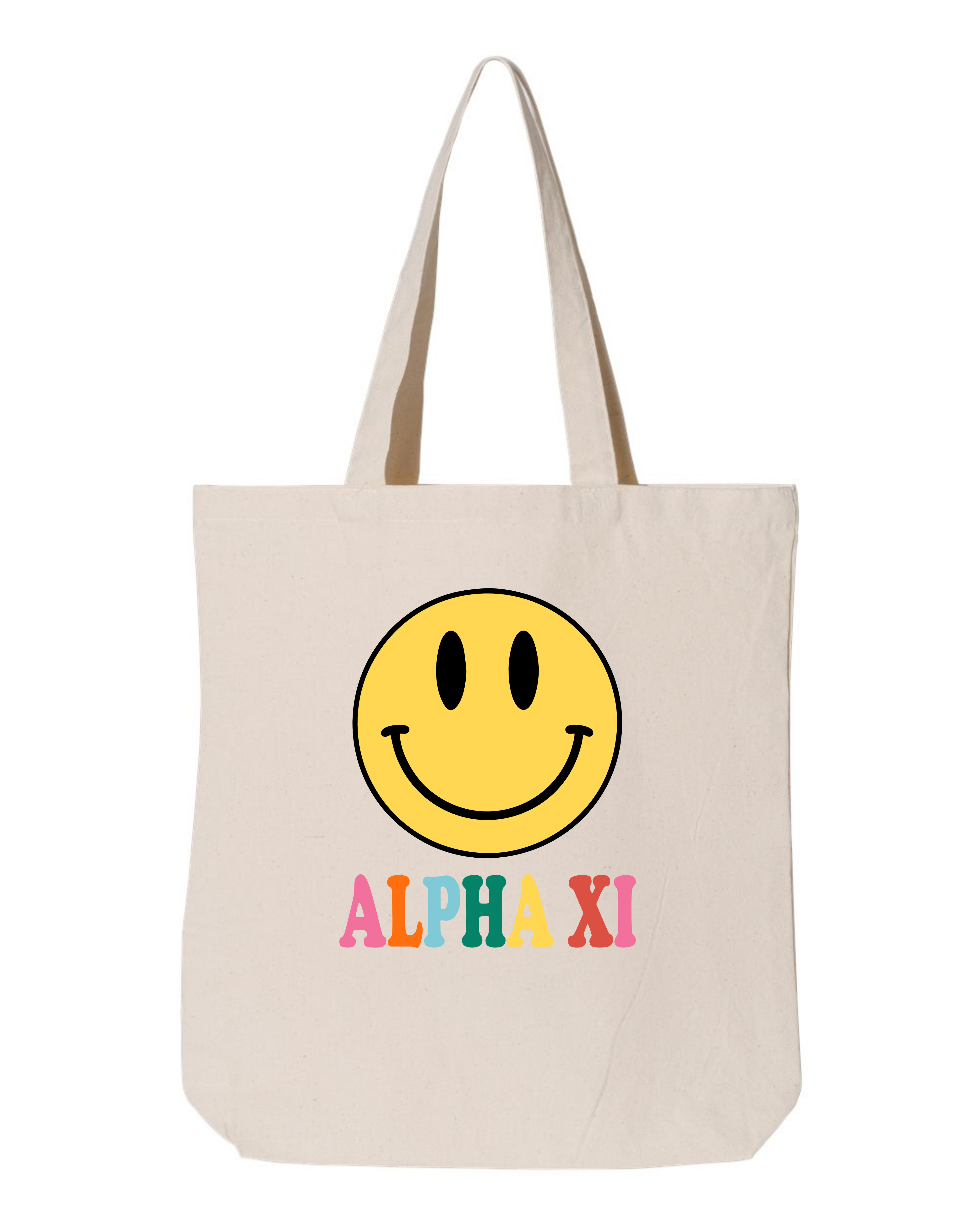 Alpha Xi Delta All Smiles Sorority Tote