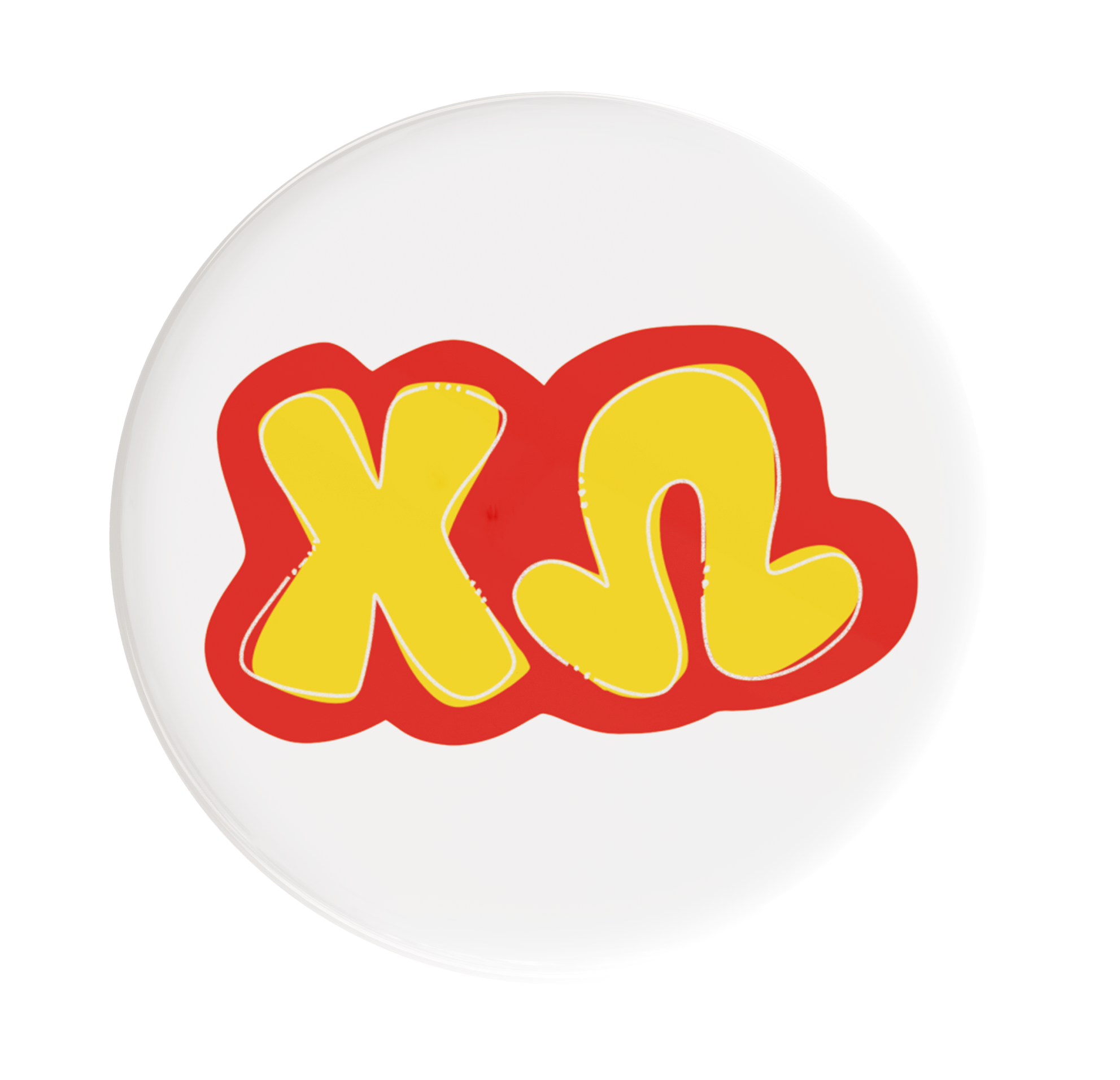 Chi Omega Bubbly Sorority Button