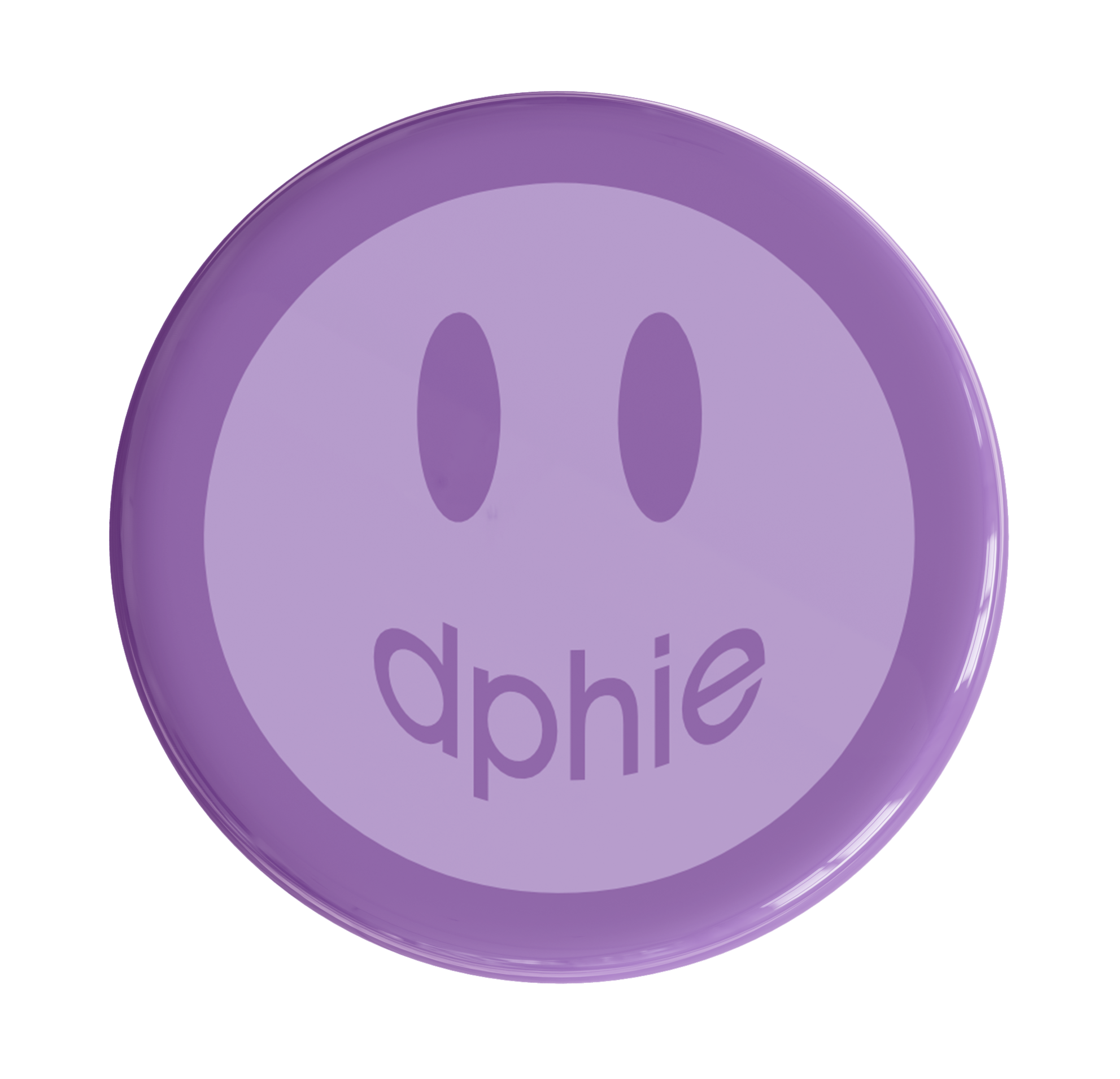 Delta Phi Epsilon Smile Sorority Button