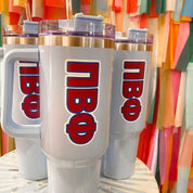 Pi Beta Phi 40oz Sorority Stella Tumbler