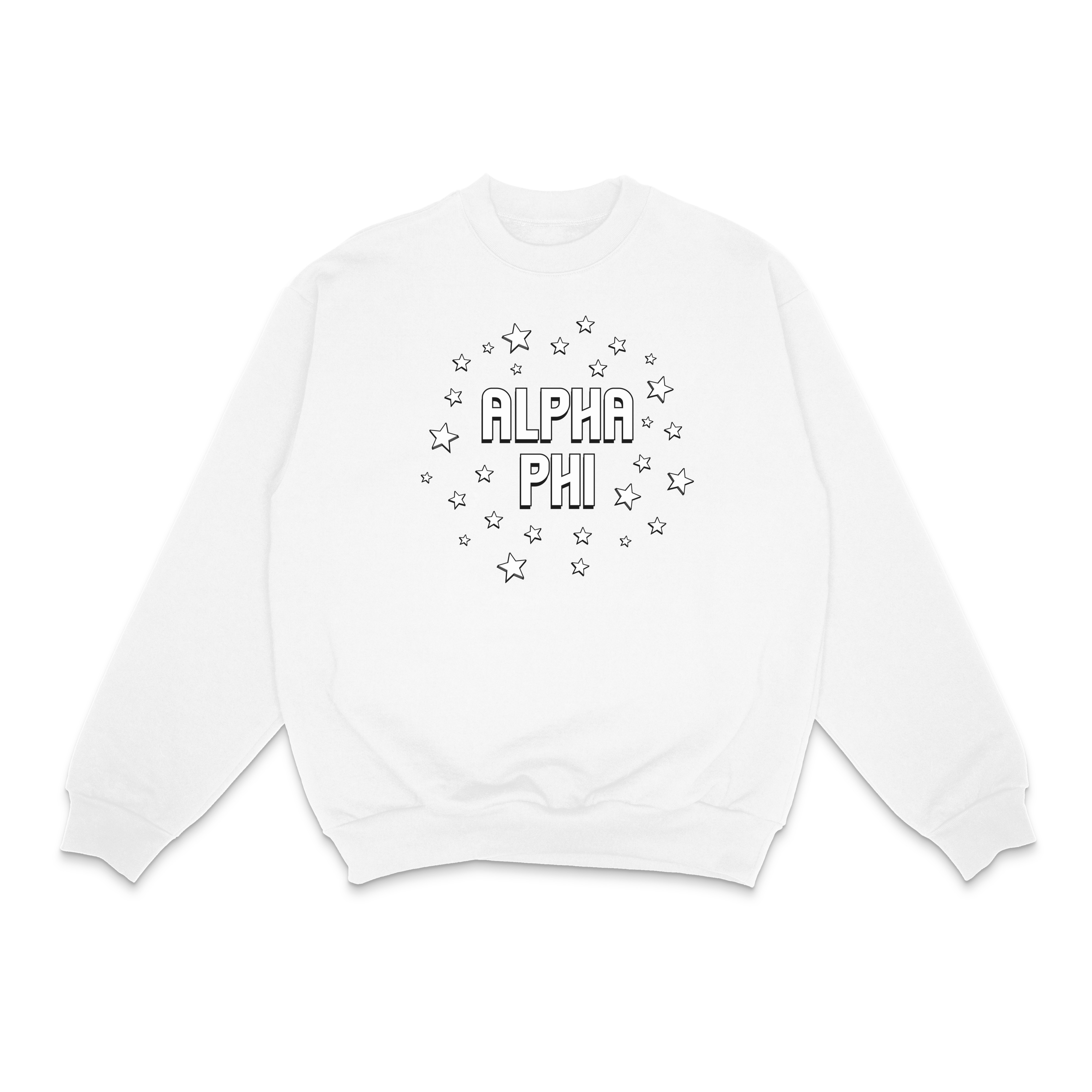 Alpha Phi Far Out Crewneck