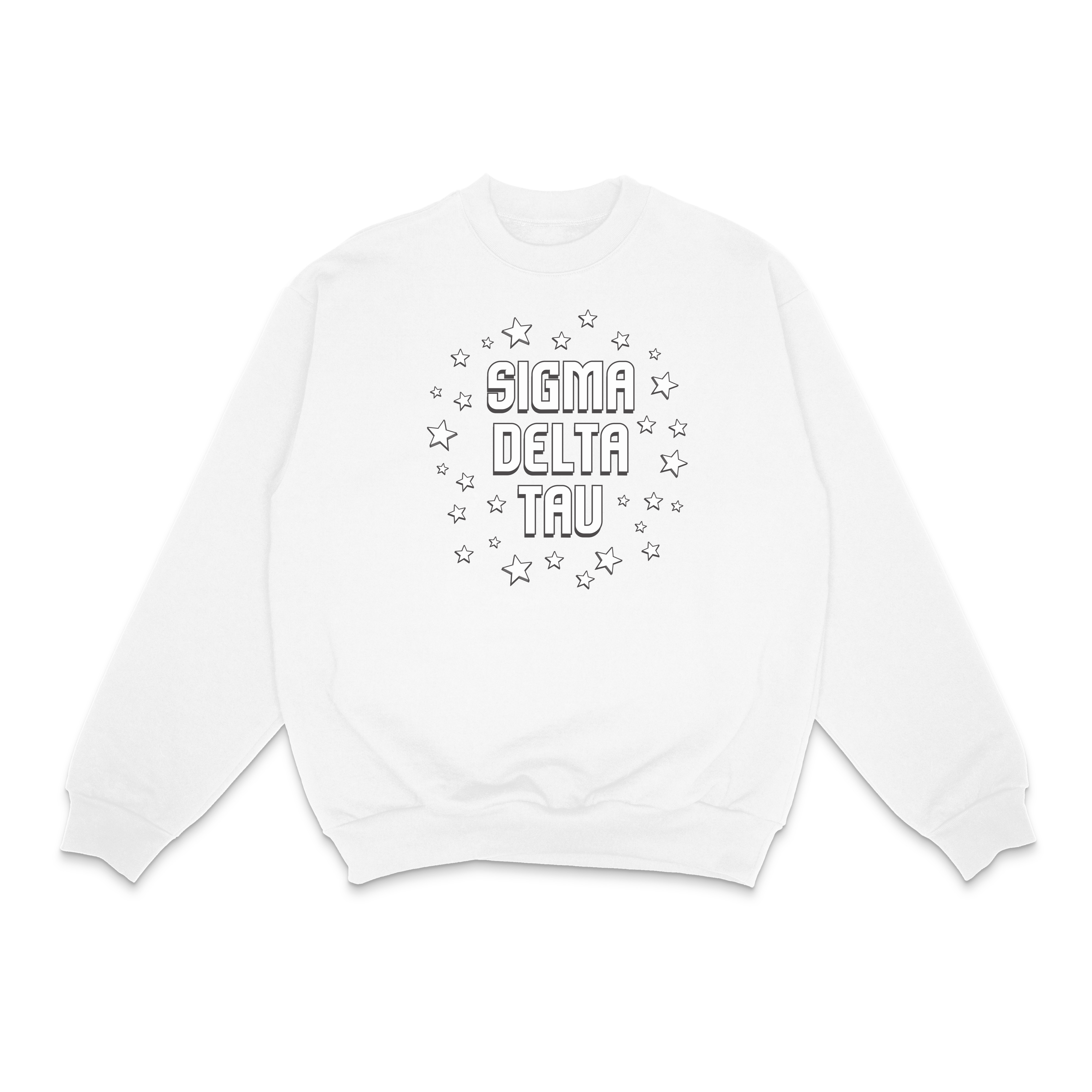 Sigma Delta Tau Far Out Crewneck