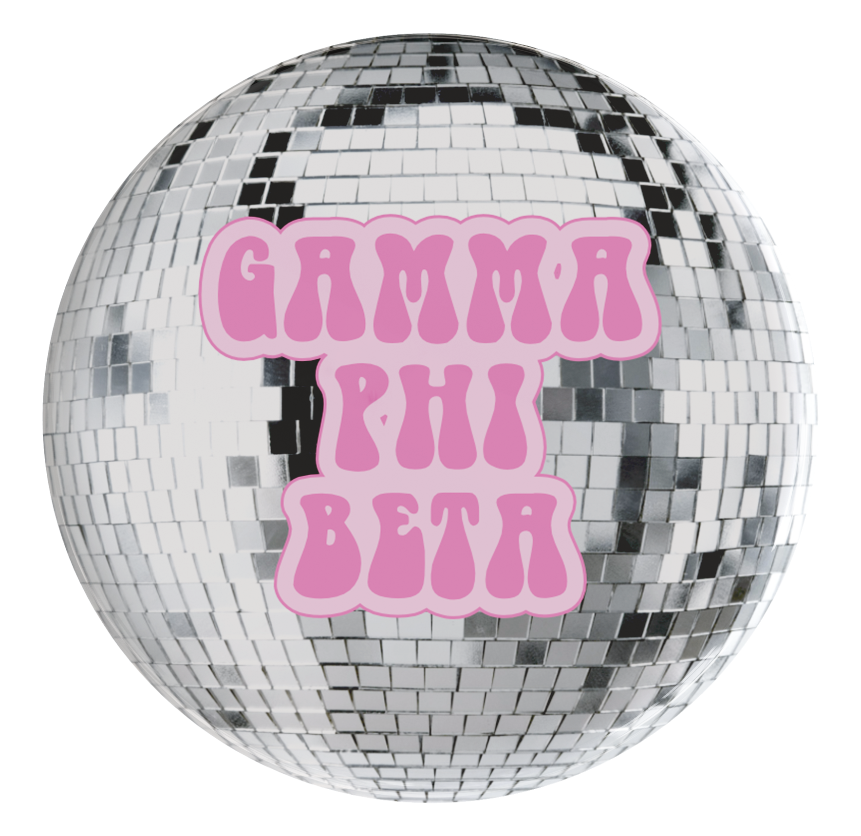 Gamma Phi Beta Disco Sorority Button