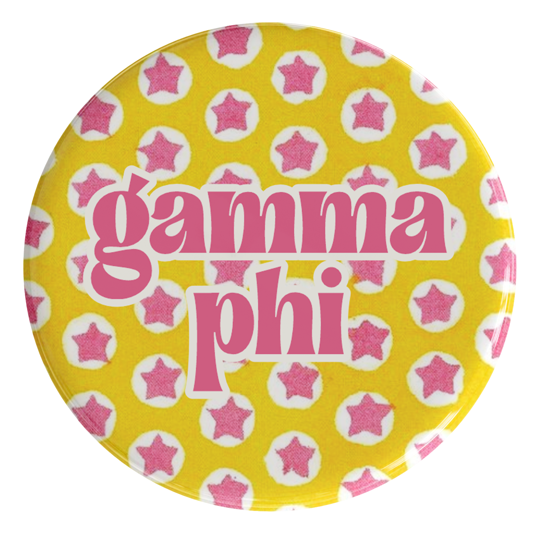 Gamma Phi Beta Star Light Sorority Button