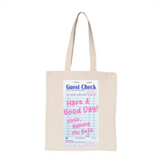 Guest Check Sorority Tote