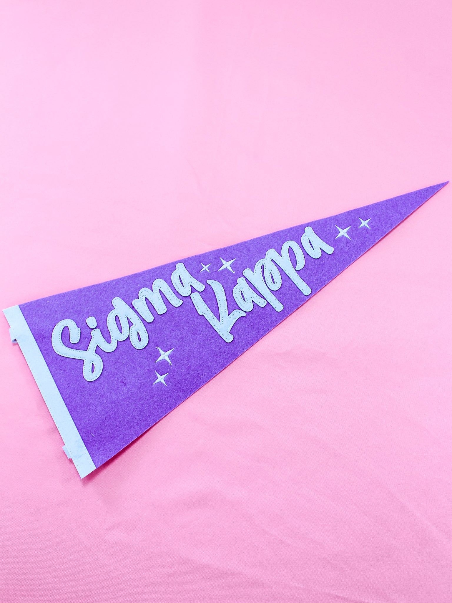 Sigma Kappa Stardust Pennant Flag