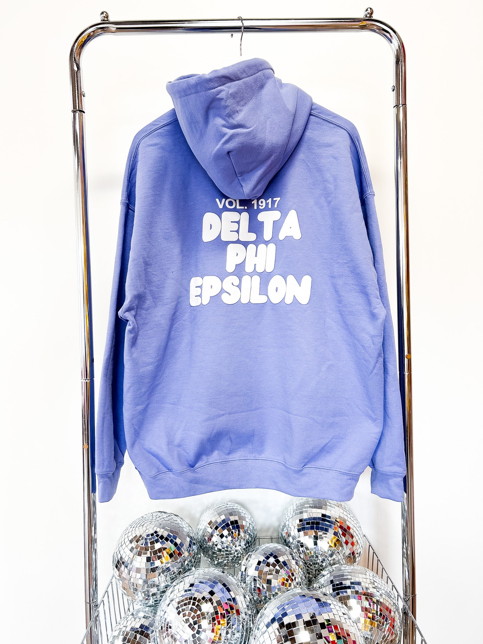 Delta Phi Epsilon Foxy Hoodie -  XL VIOLET