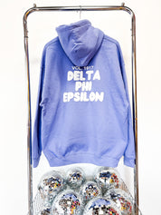 Delta Phi Epsilon Foxy Hoodie -  XL VIOLET