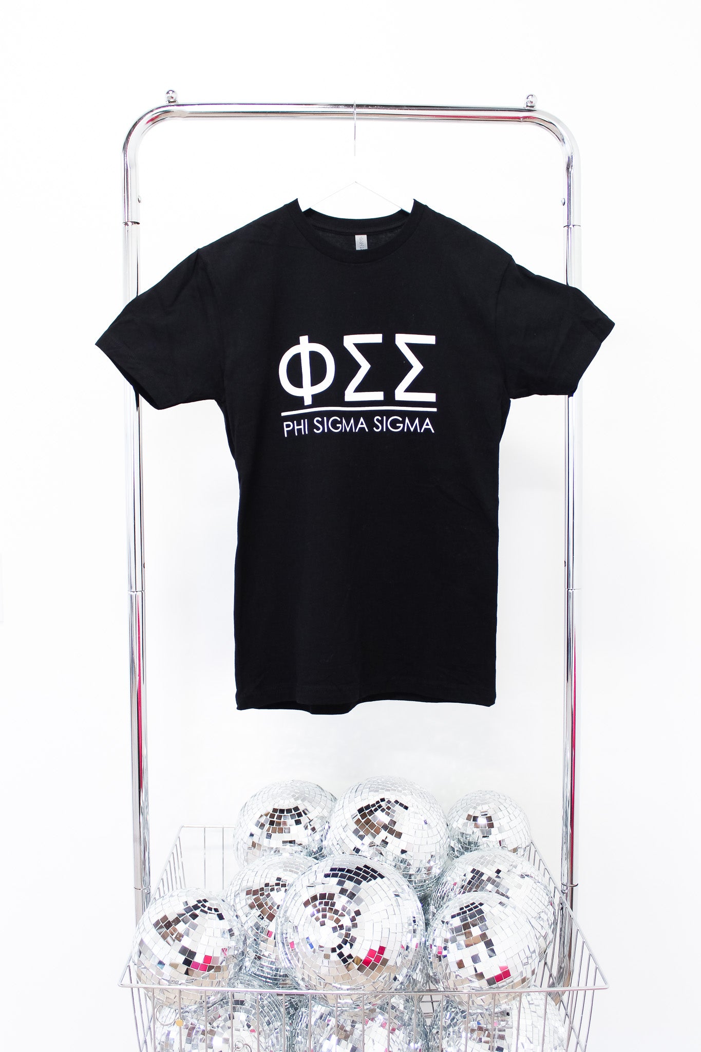 Phi Sigma Sigma Greek Tee - SM BLACK