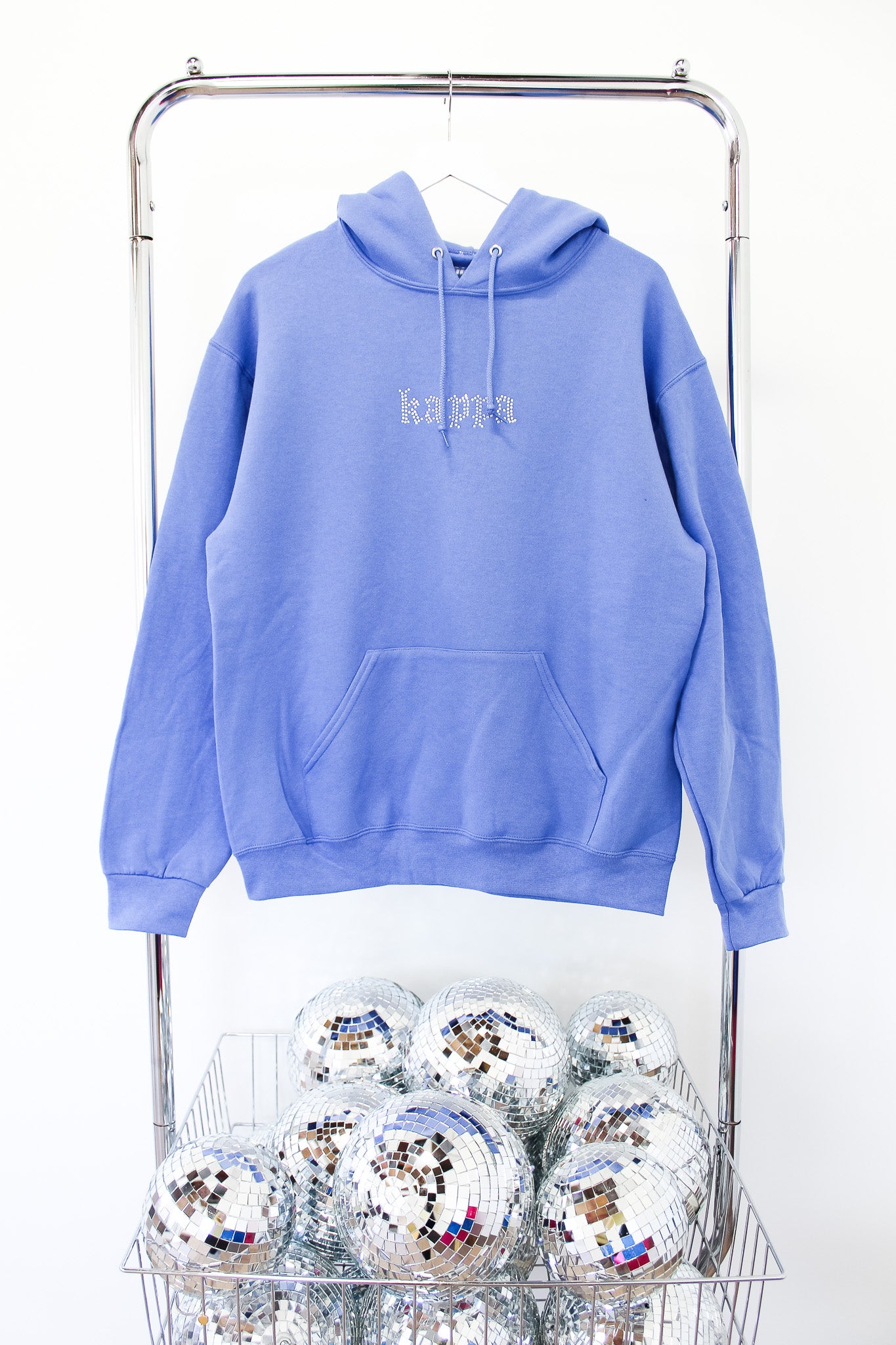 Kappa Kappa Gamma Bling Ring Sweatshirt - MD PERIWINKLE