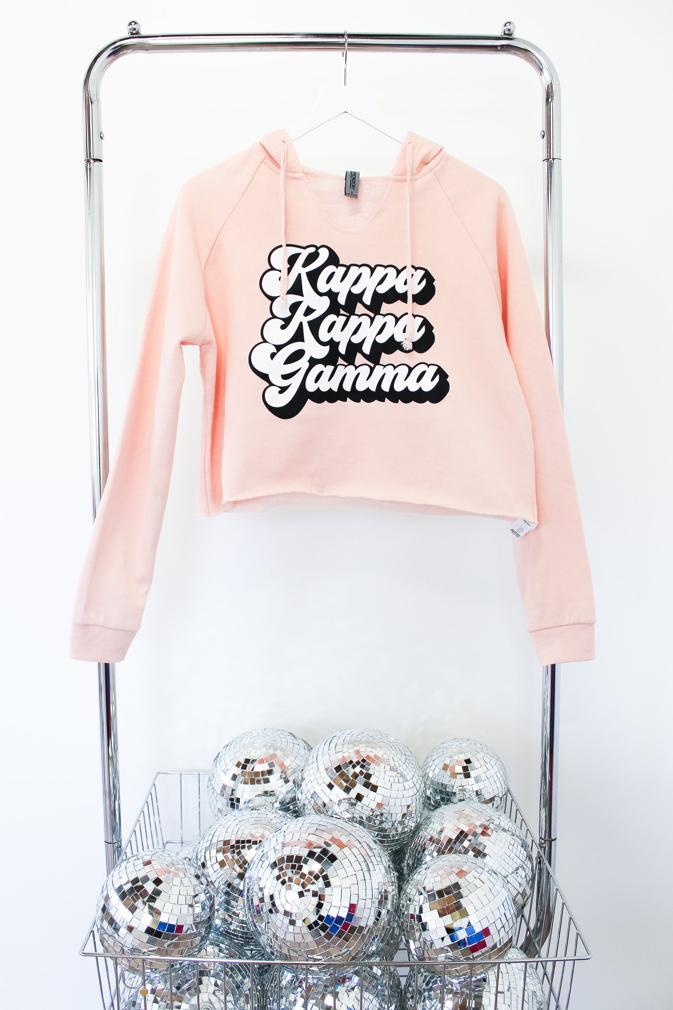 Kappa Kappa Gamma Soul Sister Crop Sweatshirt - SM LT PEACH