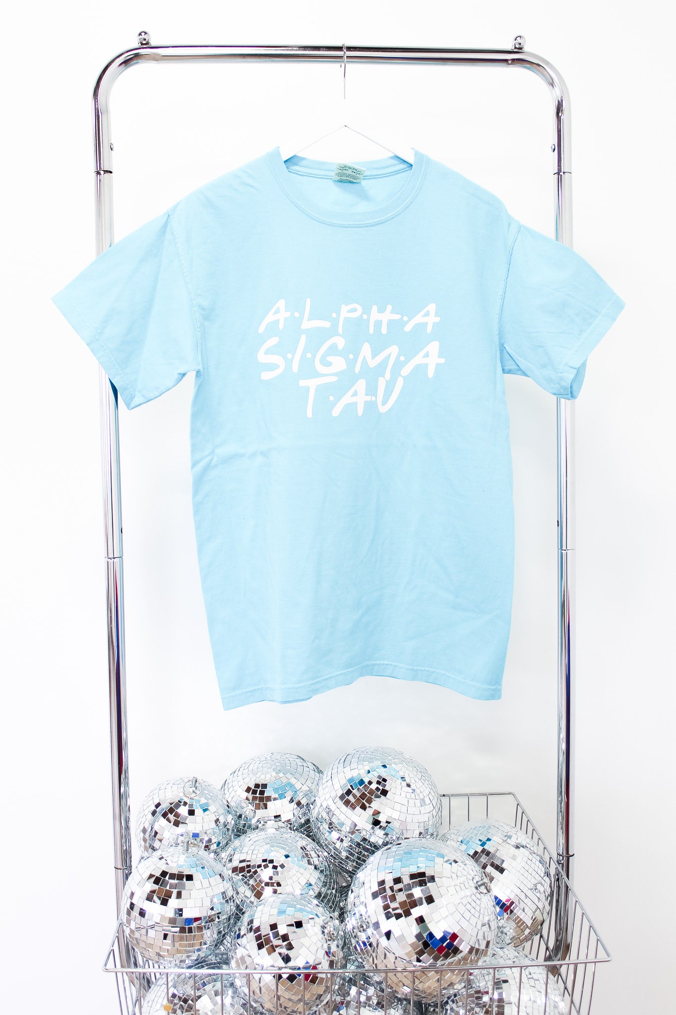 Alpha Sigma Tau Tee - MD CHAMBRAY