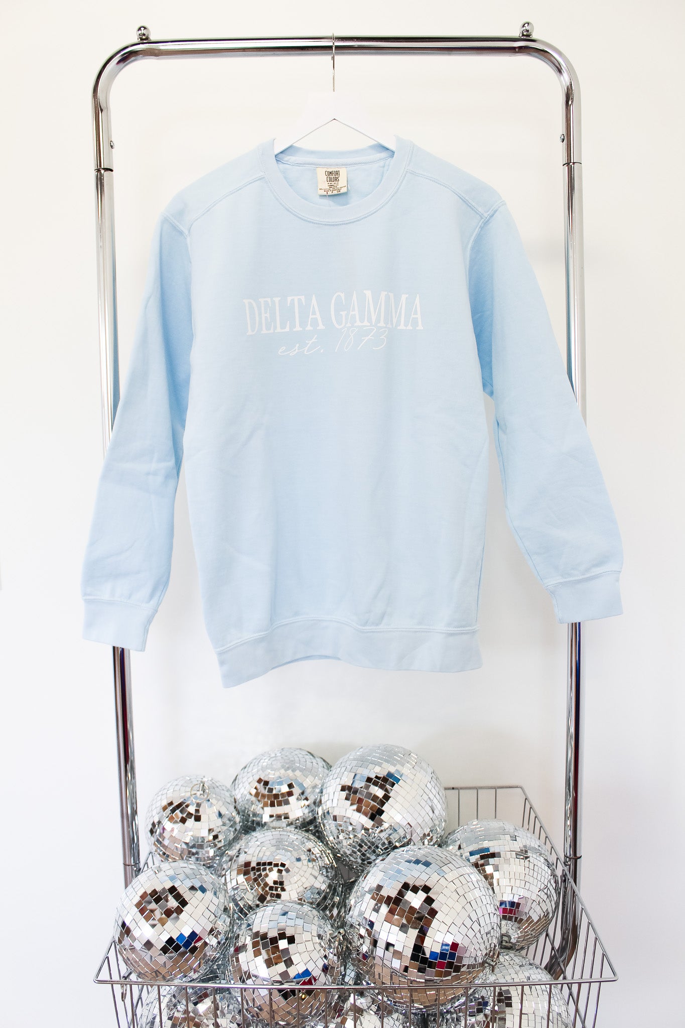 Delta Gamma Spencer Crew - SM CHAMBRAY