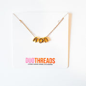 Bubble Letter Sorority Necklace