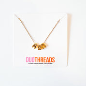 Alpha Delta Pi Bubble Letter Necklace