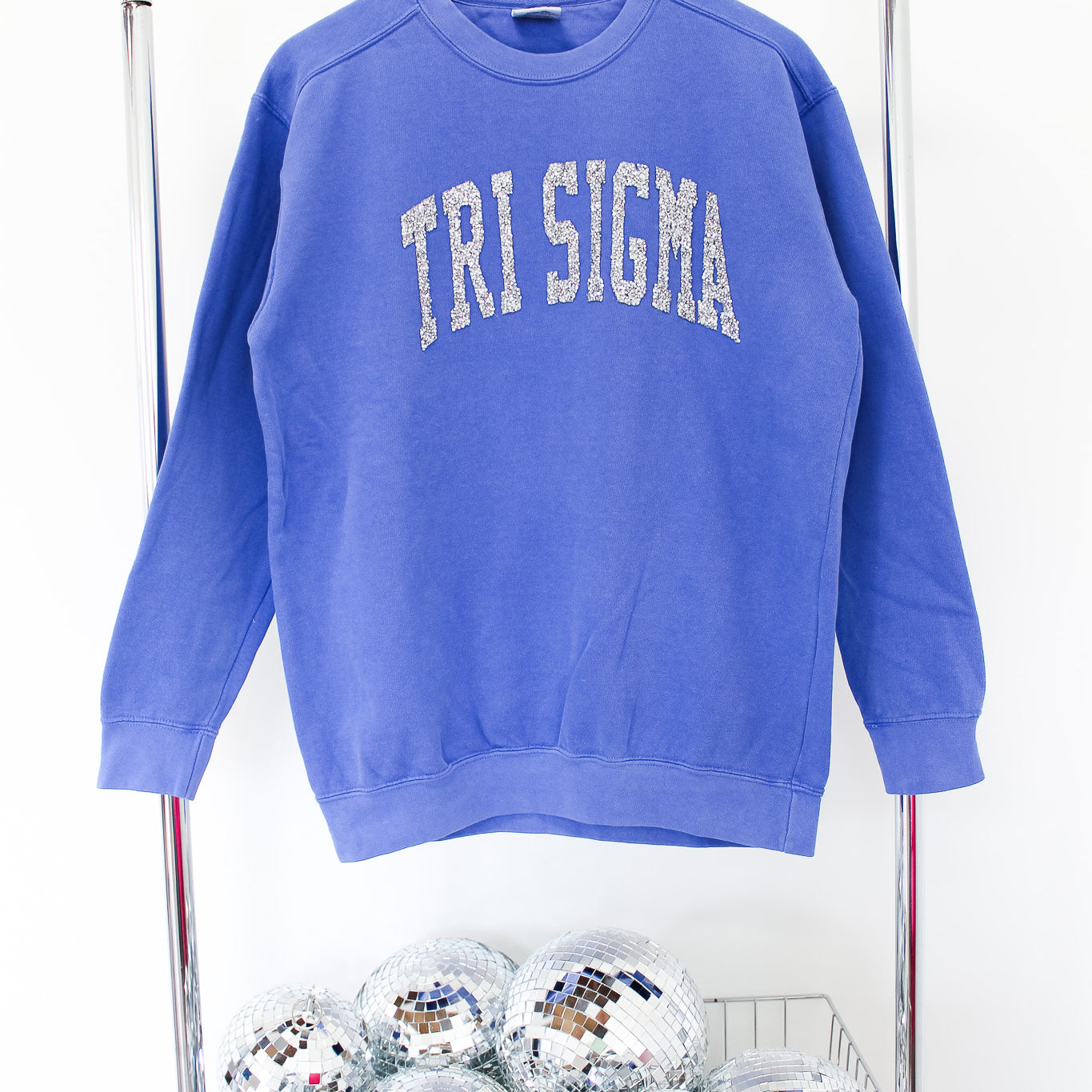 Sigma Sigma Sigma Cool Girl Caviar Bead Crew - FLO BLUE