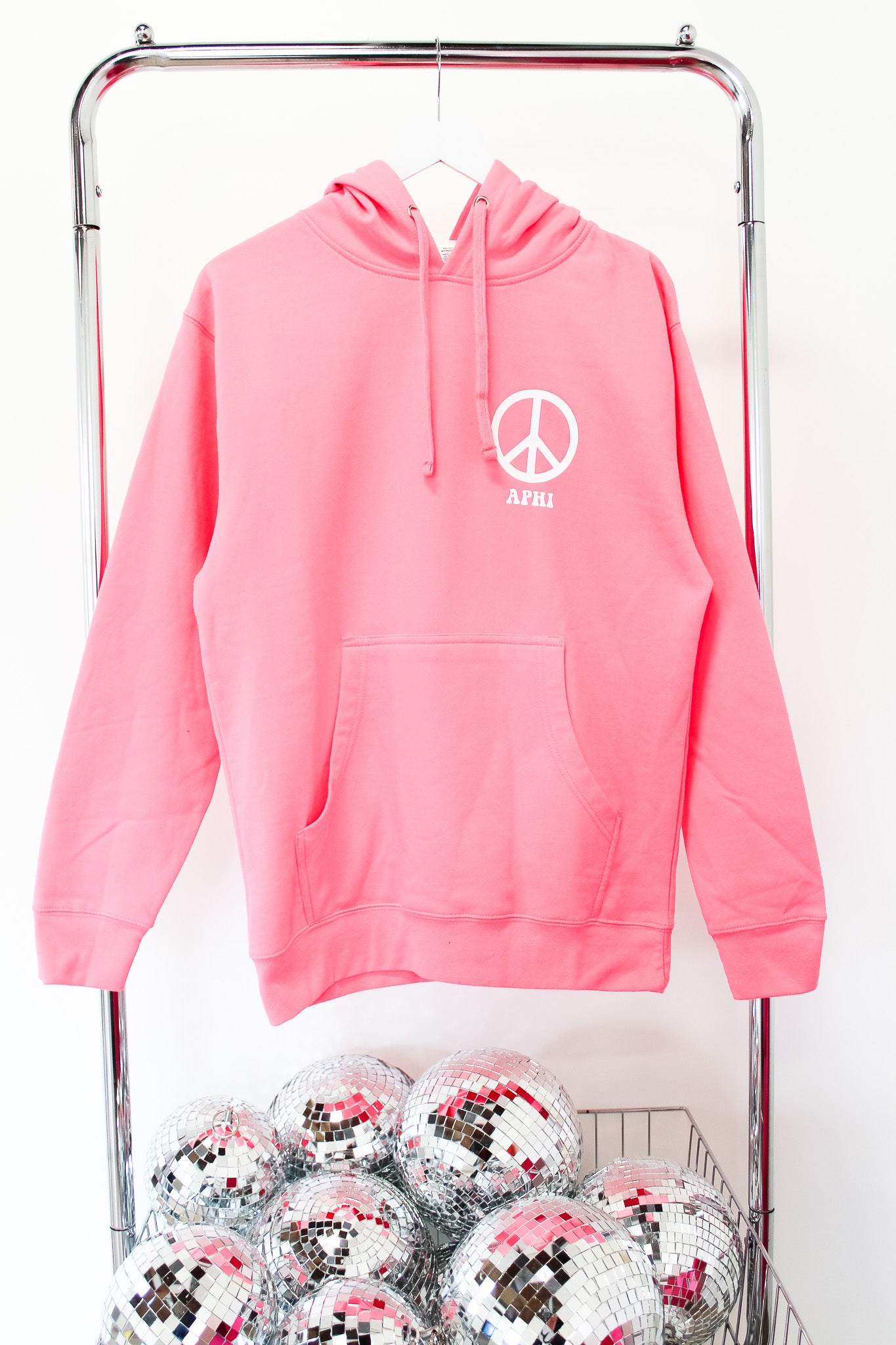 Alpha Phi Vibes Sweatshirt - MD HOT PINK