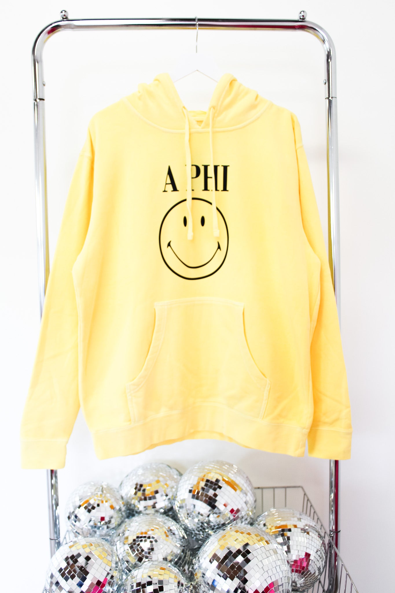 Alpha Phi Nevermind Sweatshirt - LG BUTTER