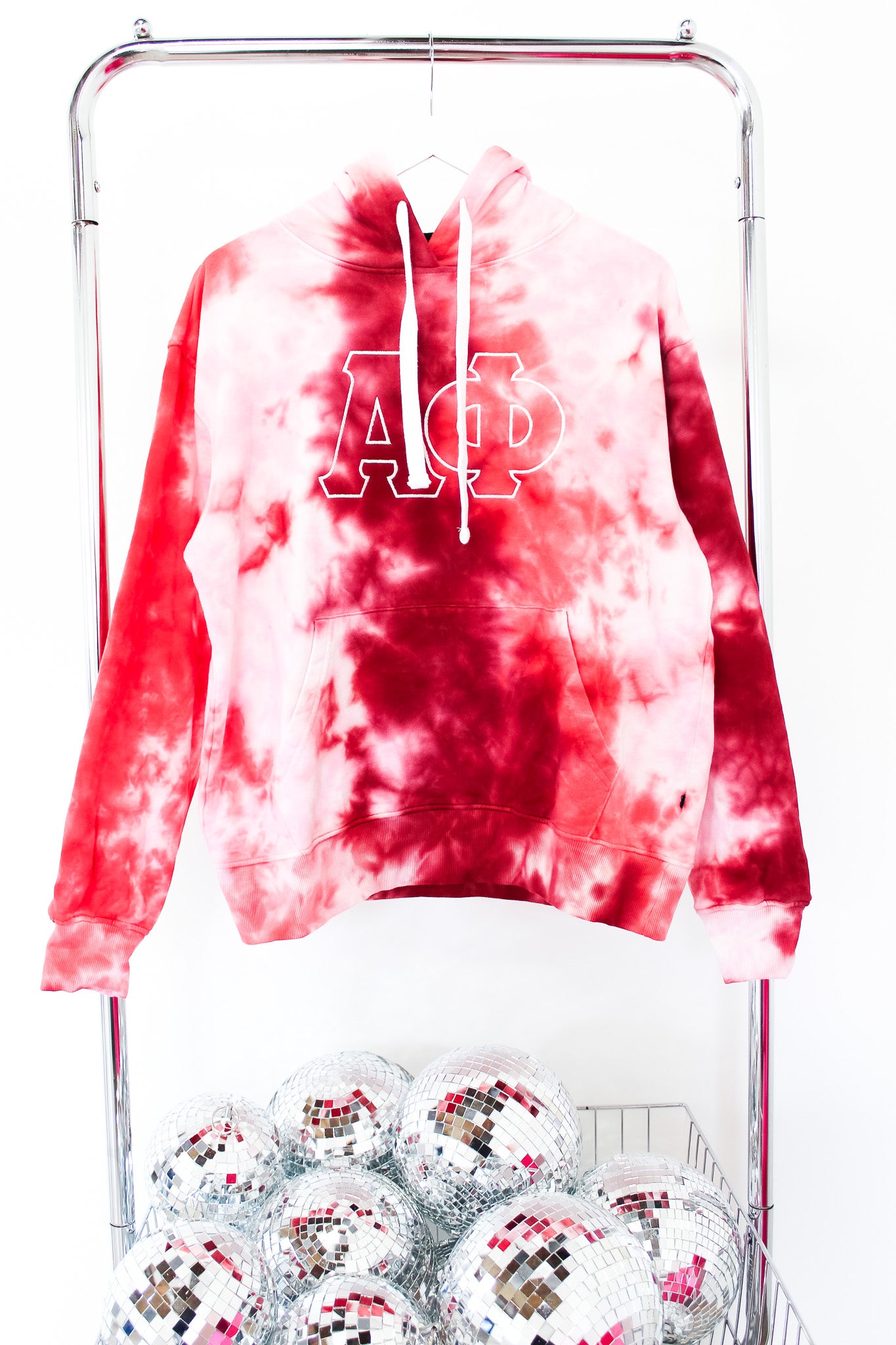 Alpha Phi Suzette Embroidered Sweatshirt - MD TIE DYE