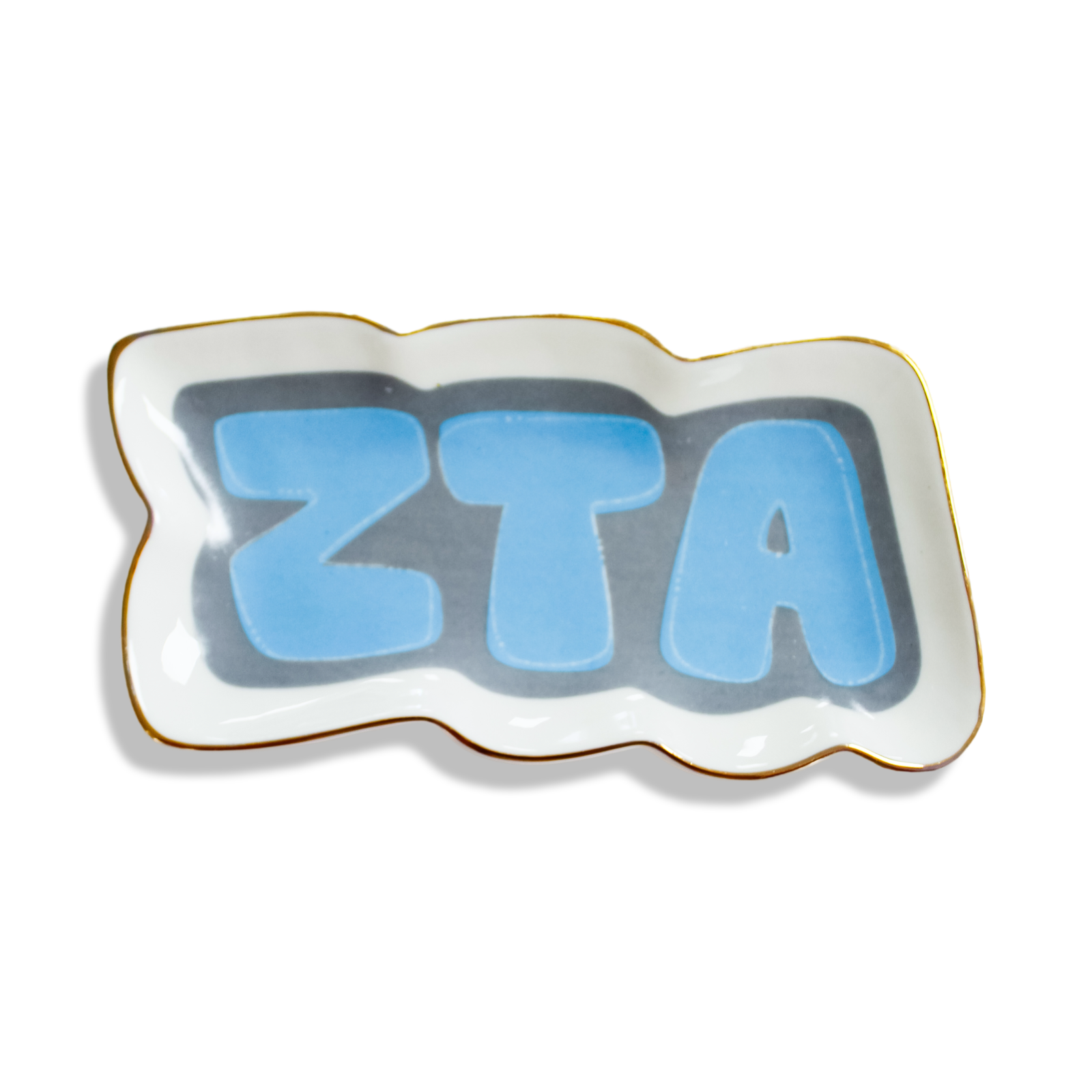 Zeta Tau Alpha Sorority Trinket Tray