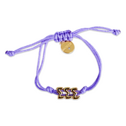 Sorority Cord Bracelet