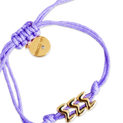 Sigma Sigma Sigma Sorority Cord Bracelet