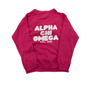 Alpha Chi Omega Foxy Sweatshirt - MD Heliconia