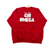 Chi Omega Foxy Crew - L RED