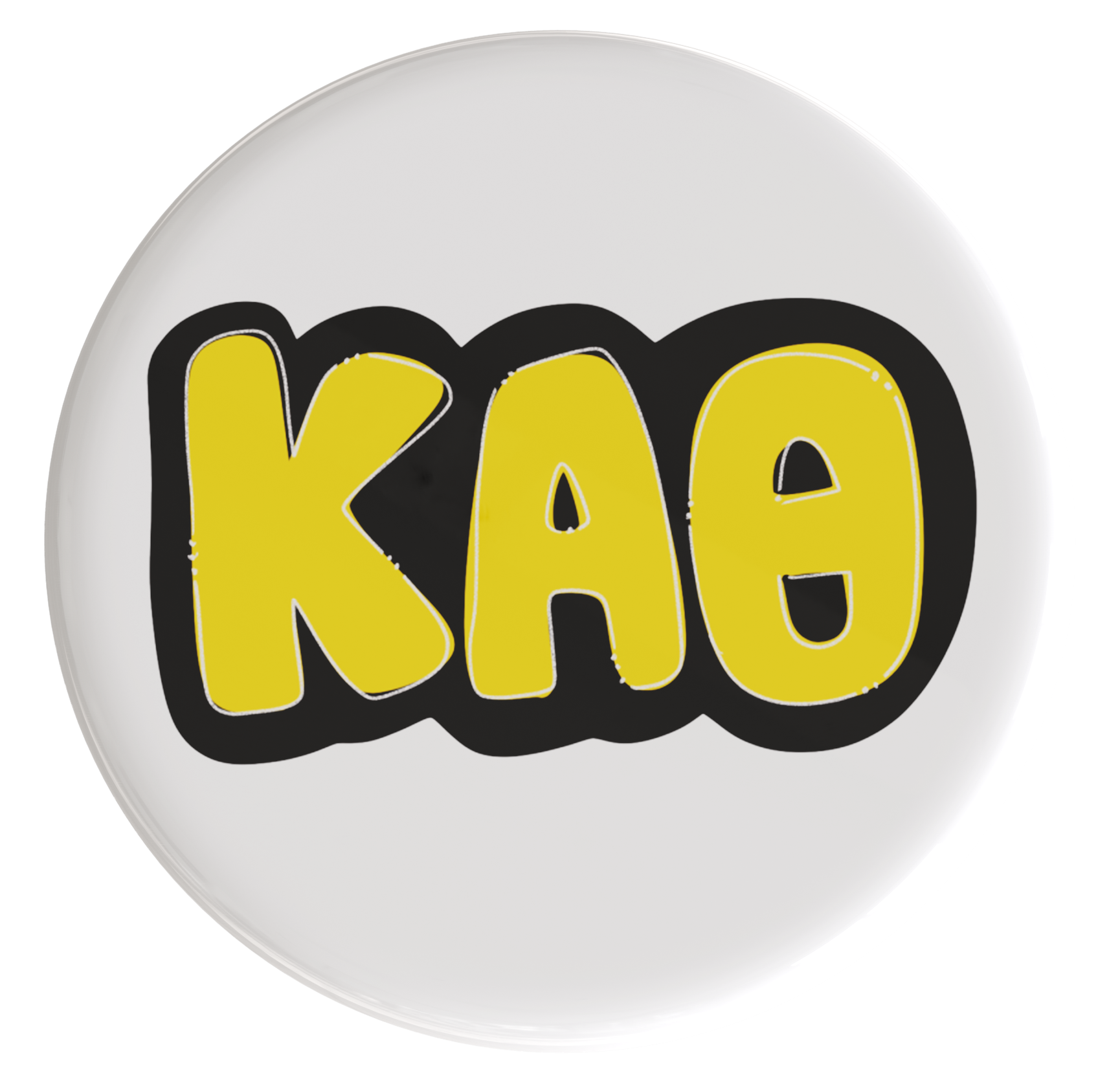 Kappa Alpha Theta Bubbly Sorority Button