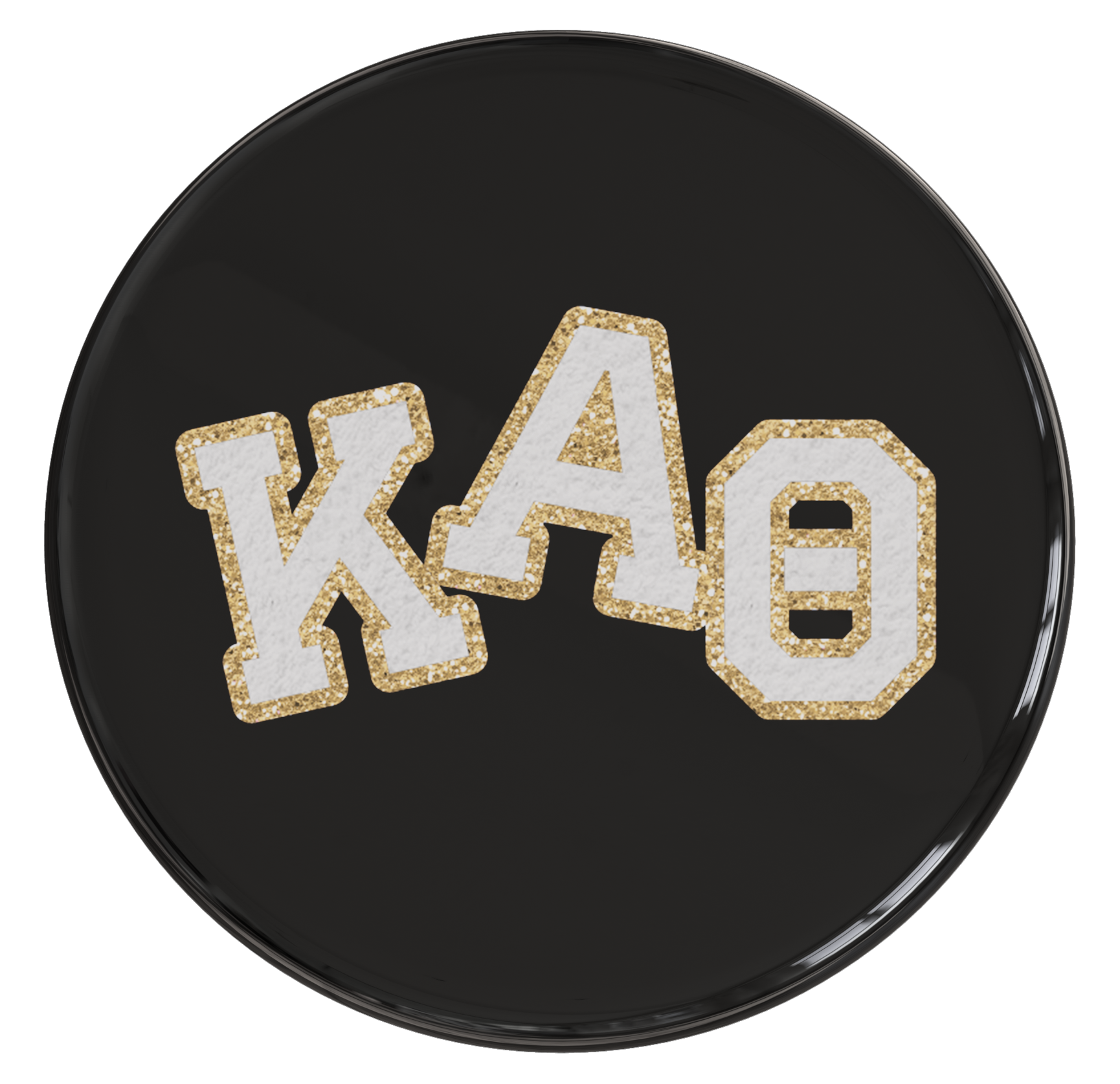 Kappa Alpha Theta Varsity Letter Sorority Button