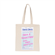 Guest Check Sorority Tote