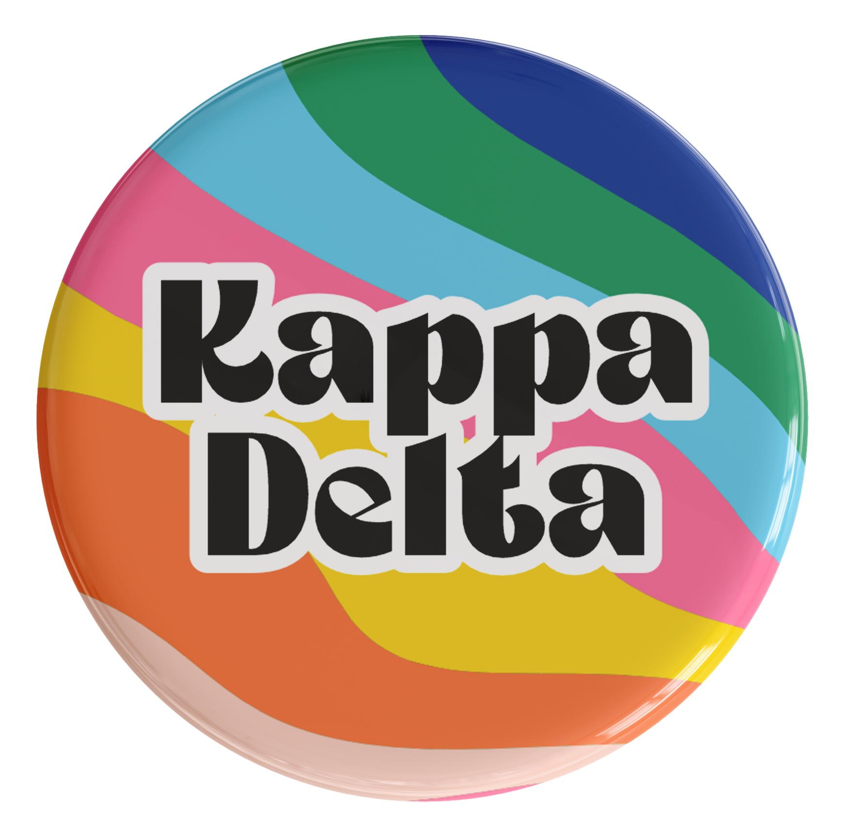 Kappa Delta In The Groove Sorority Button