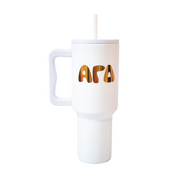 Alpha Gamma Delta 40oz 24 Karat Tumbler