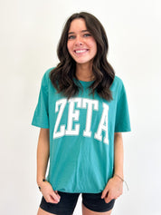 Zeta Tau Alpha Varsity Puff Sorority Tee