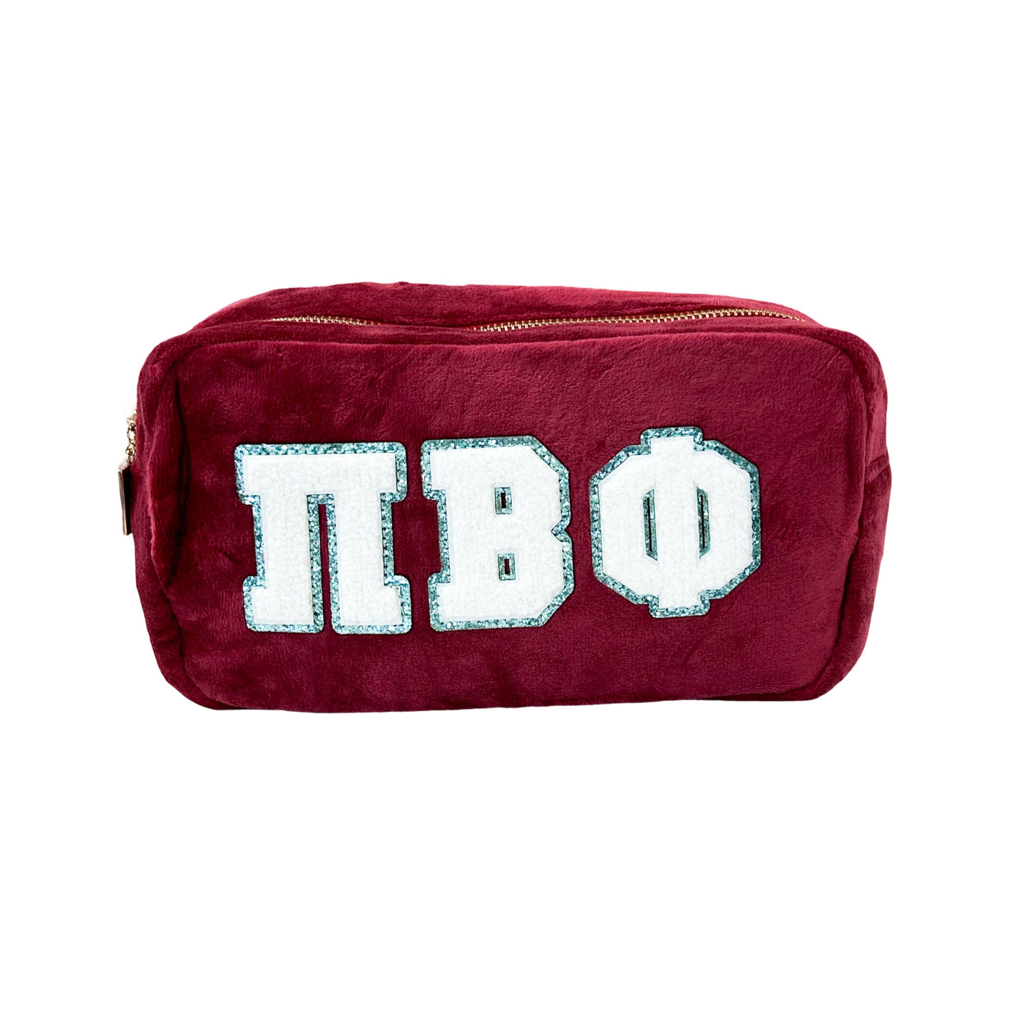 Pi Beta Phi Chenille Sorority Cosmetic Bag