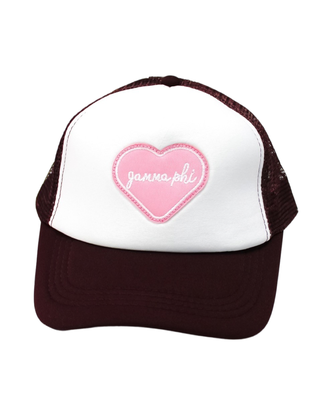 Gamma Phi Beta Whole Lotta Love Heart Trucker Hat