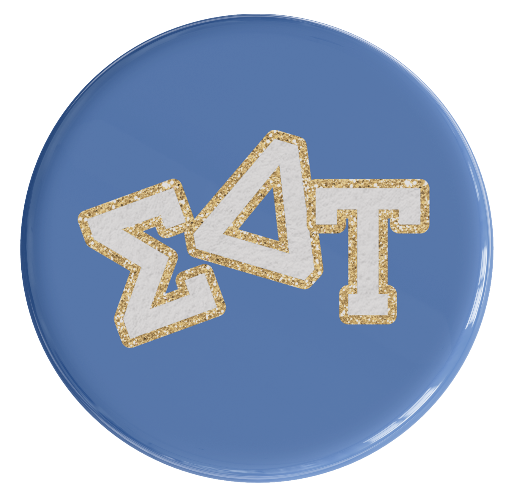 Sigma Delta Tau Varsity Letter Sorority Button