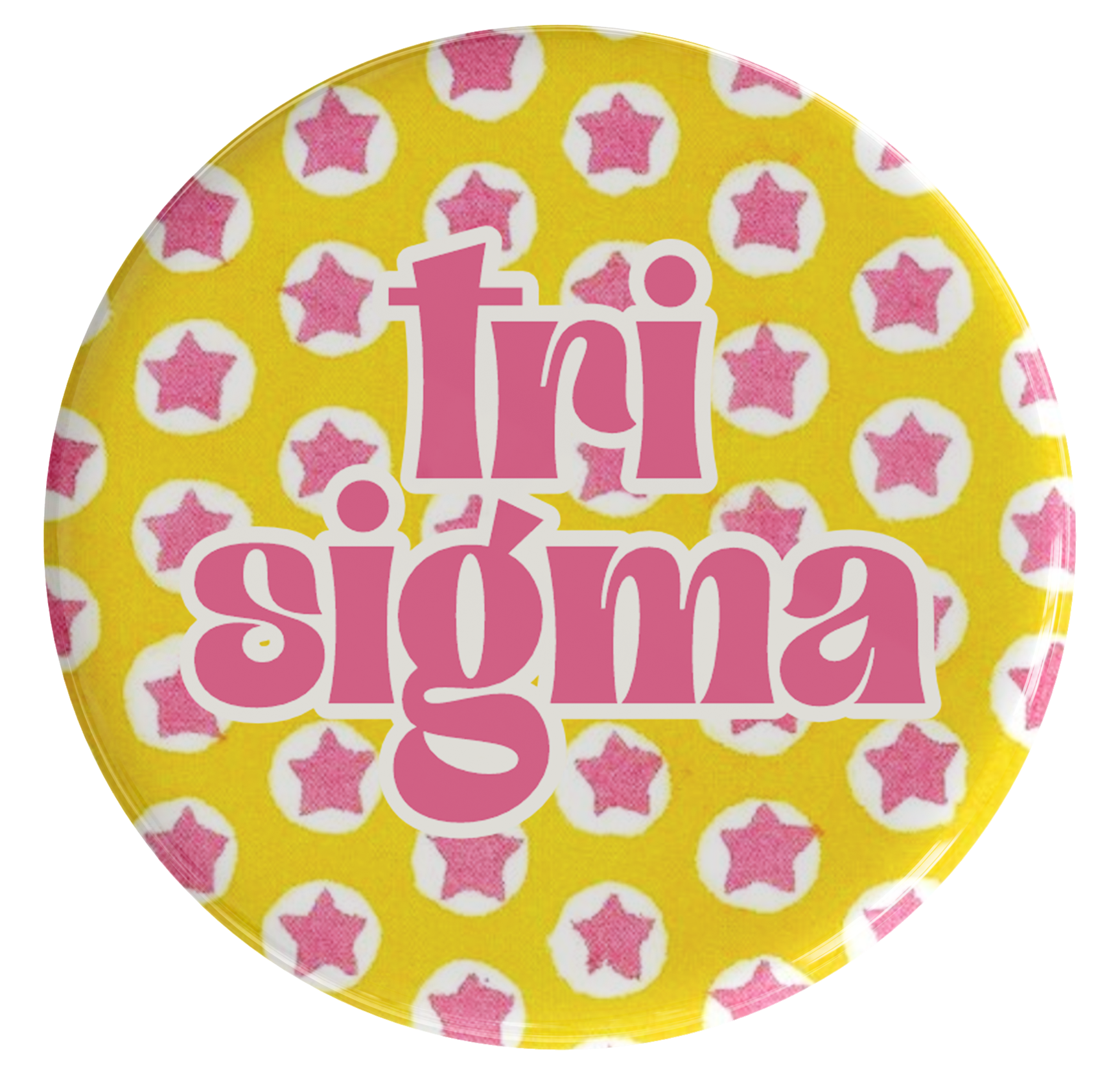 Sigma Sigma Sigma Starlight Sorority Button